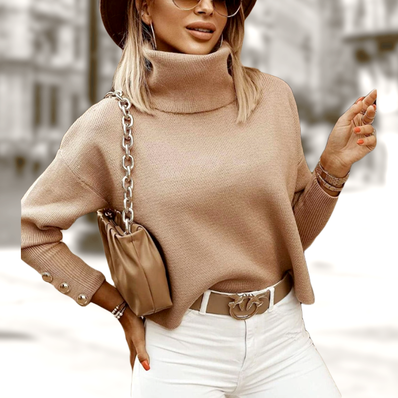 Julia – Soft & Elegant Women’s Turtleneck Sweater