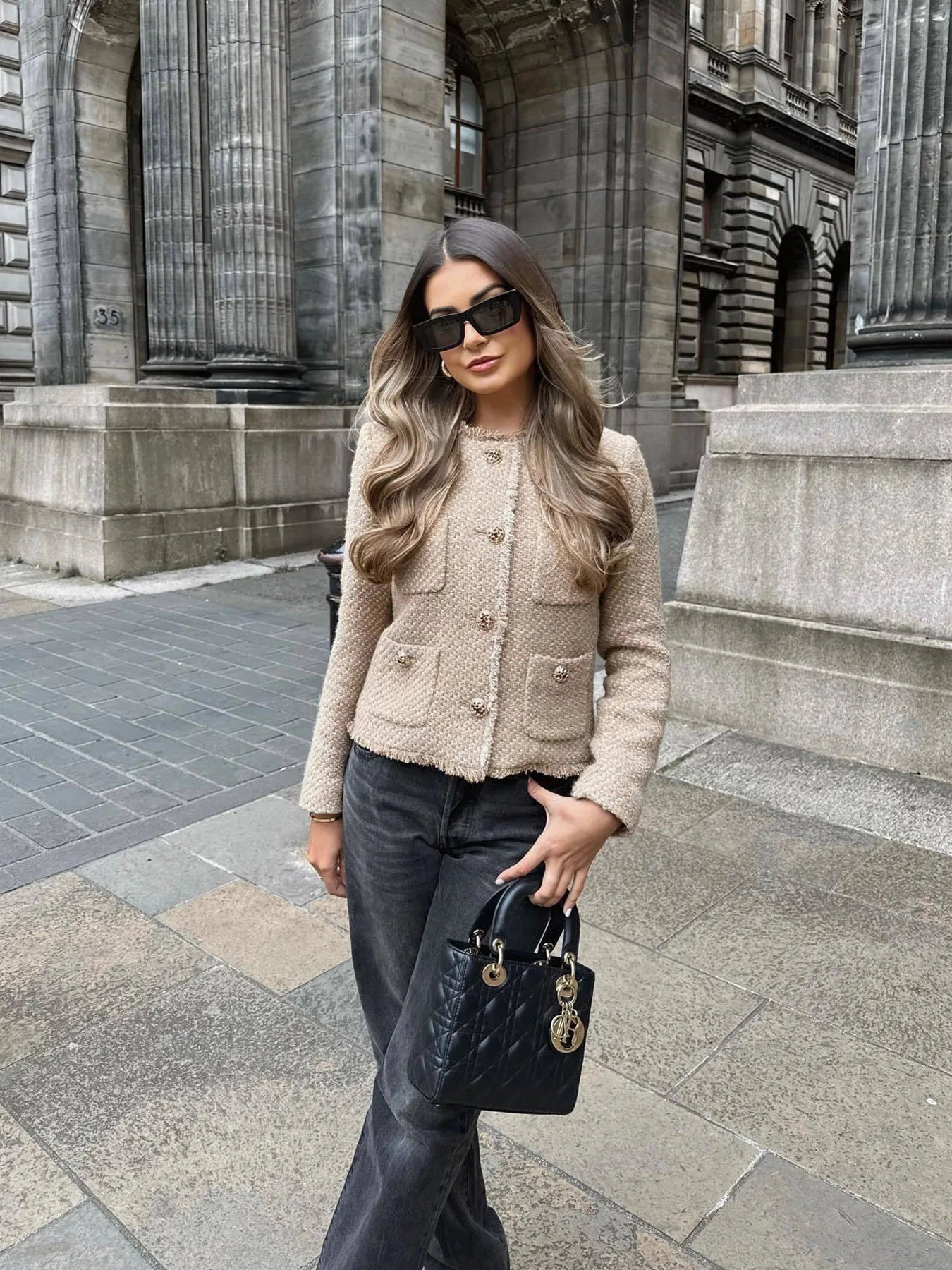 Camille – Chic Women's Short Tweed Jacket