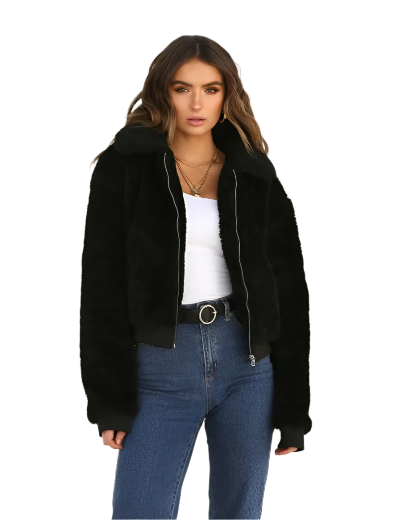 Aakifah – Fluffy Fleece Jacket for Ultimate Winter Comfort For Women