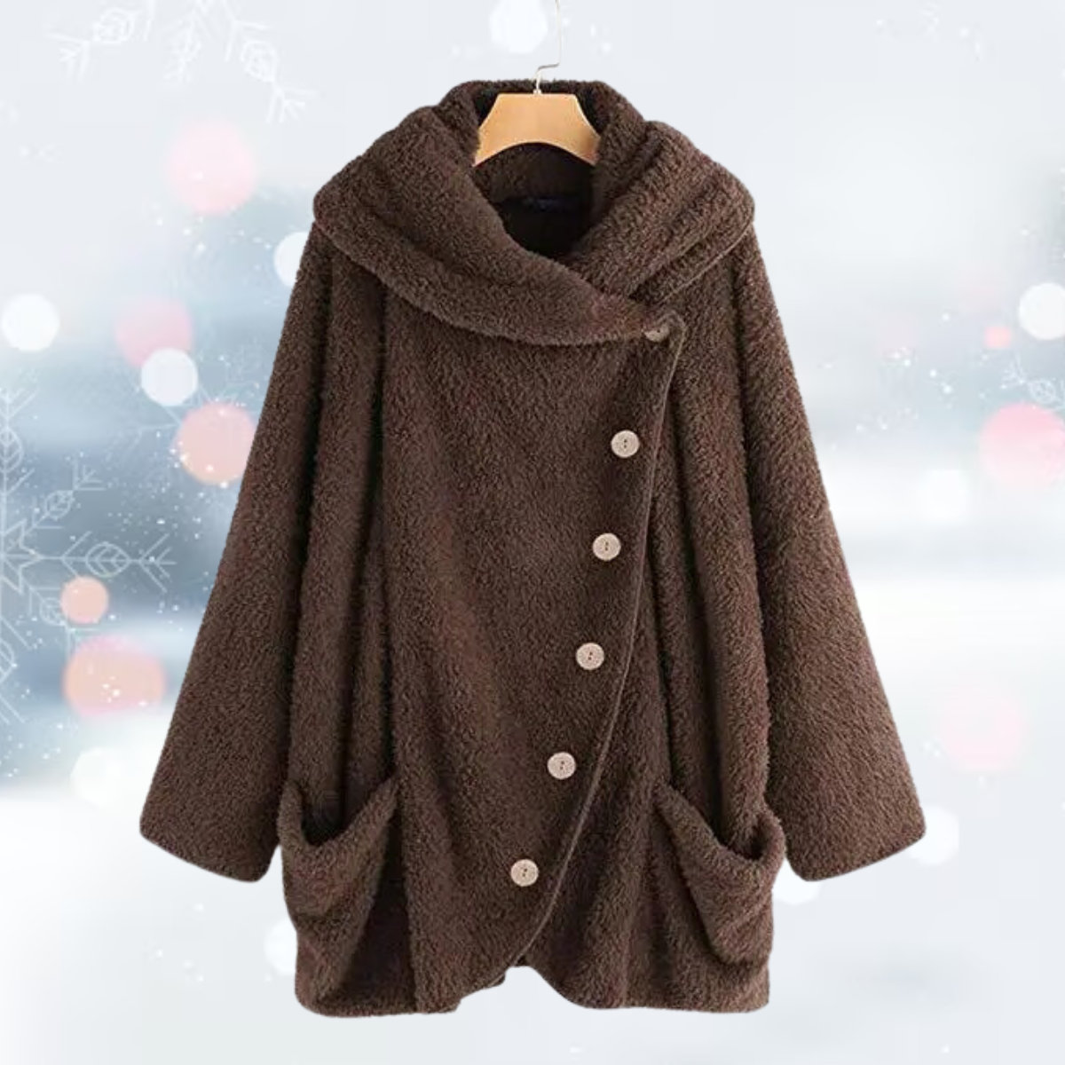 Sofia – Cozy Fluffy Shaggy Jacket for Women