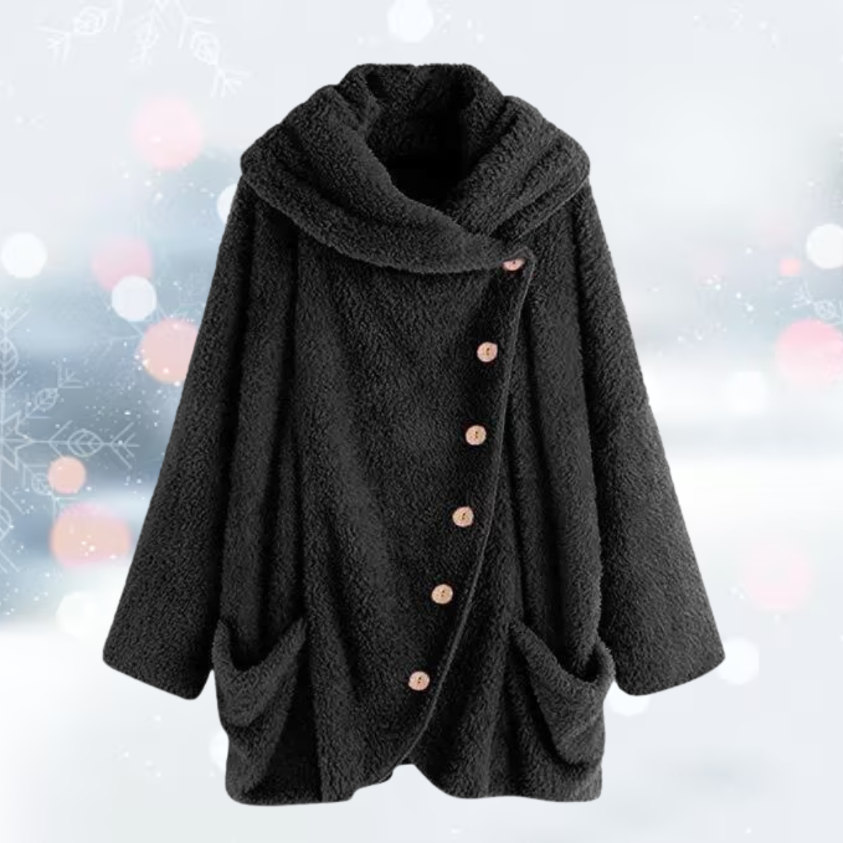Sofia – Cozy Fluffy Shaggy Jacket for Women