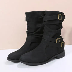 Clara – Stylish Low-Heel Ankle Boots for Women