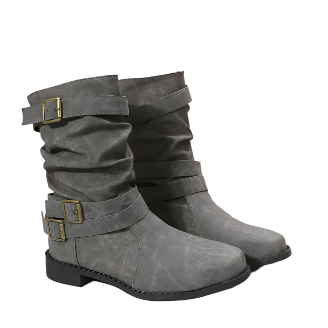 Clara – Stylish Low-Heel Ankle Boots for Women