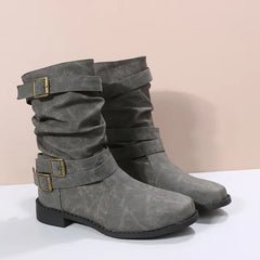 Clara – Stylish Low-Heel Ankle Boots for Women