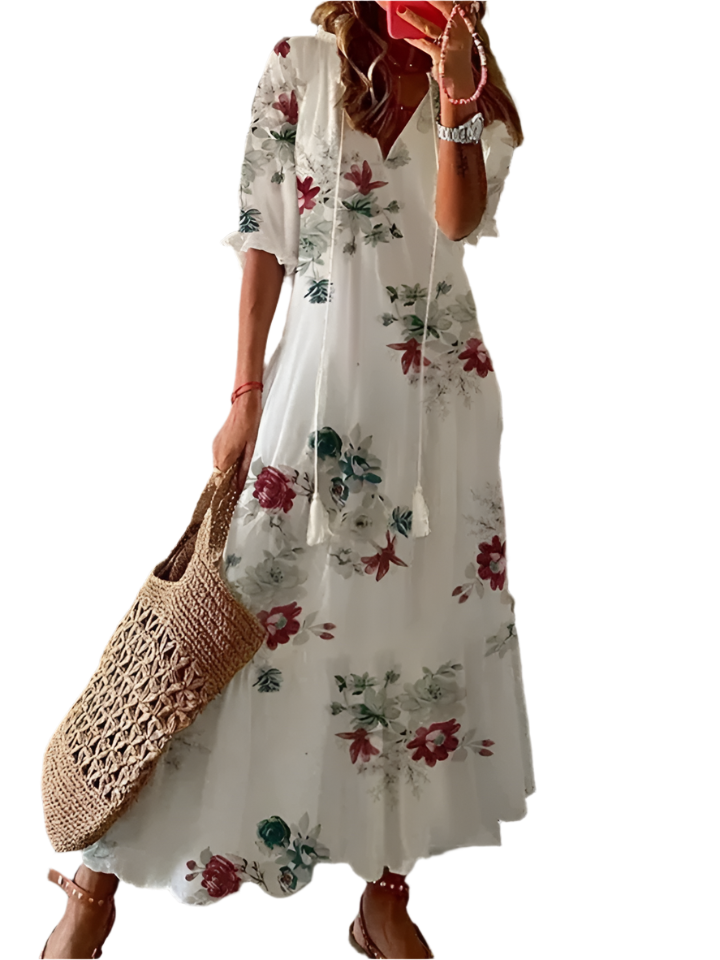 Sarah – Elegant Women's Maxi Dress