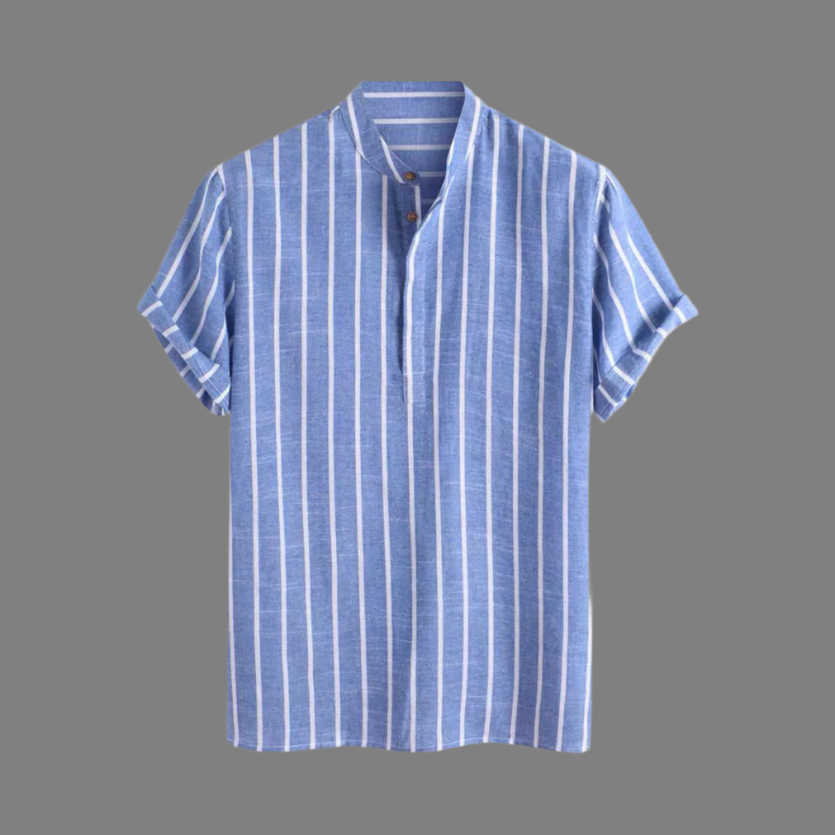 Michael – Trendy Men's Striped Linen Shirt