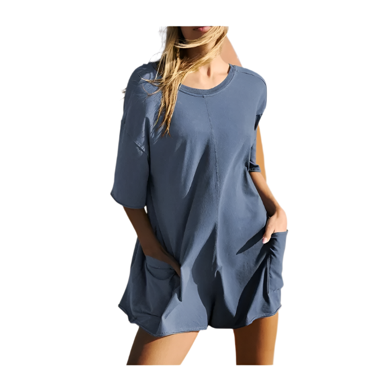 Selena- Casual Chic Women’s Romper Shirt