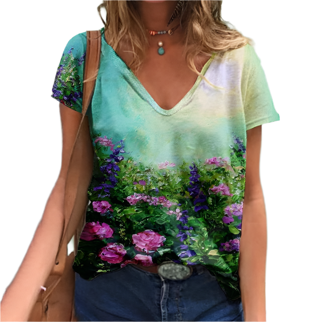 Clara – Nature-Inspired Graphic Women’s T-Shirt