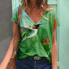 Clara – Nature-Inspired Graphic Women’s T-Shirt