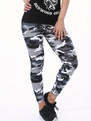 Aurora – Casual High-Waisted Camouflage Leggings