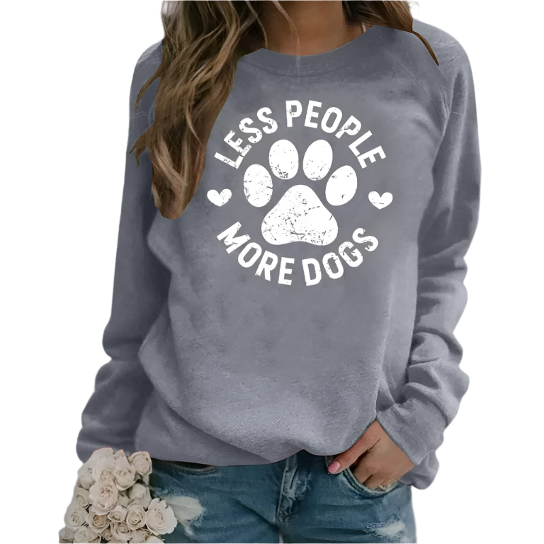 Chantal – Less People More Dogs Women’s Sweatshirt