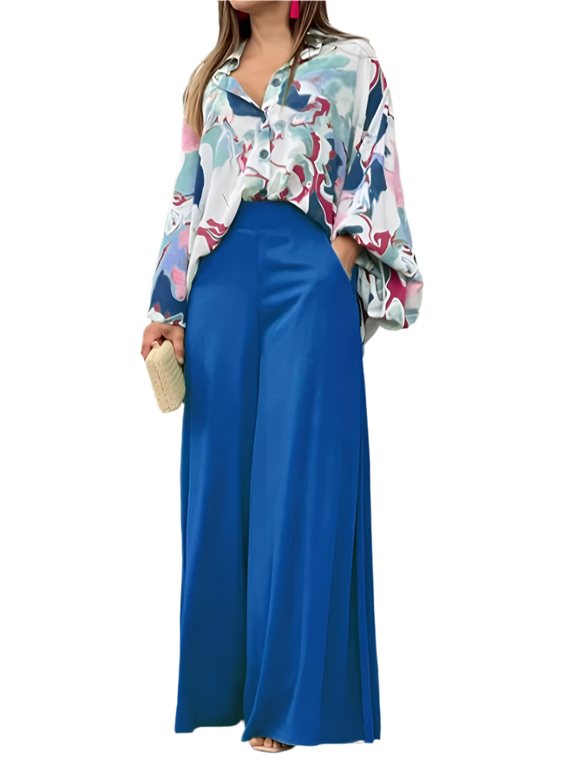 Zoé – Elegant Women’s Blouse & Pants Set