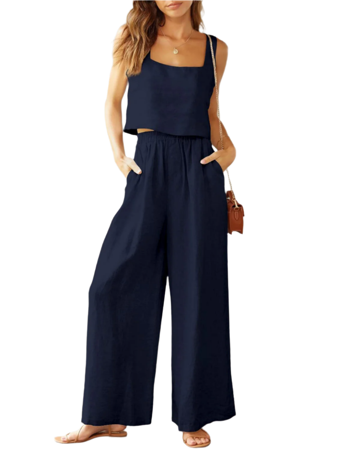 Cassy – Women’s Wide Leg Trouser Set