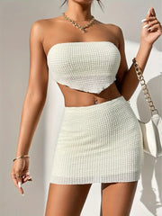 Alessia – Elegant Summer Two-Piece Bow Set for Women