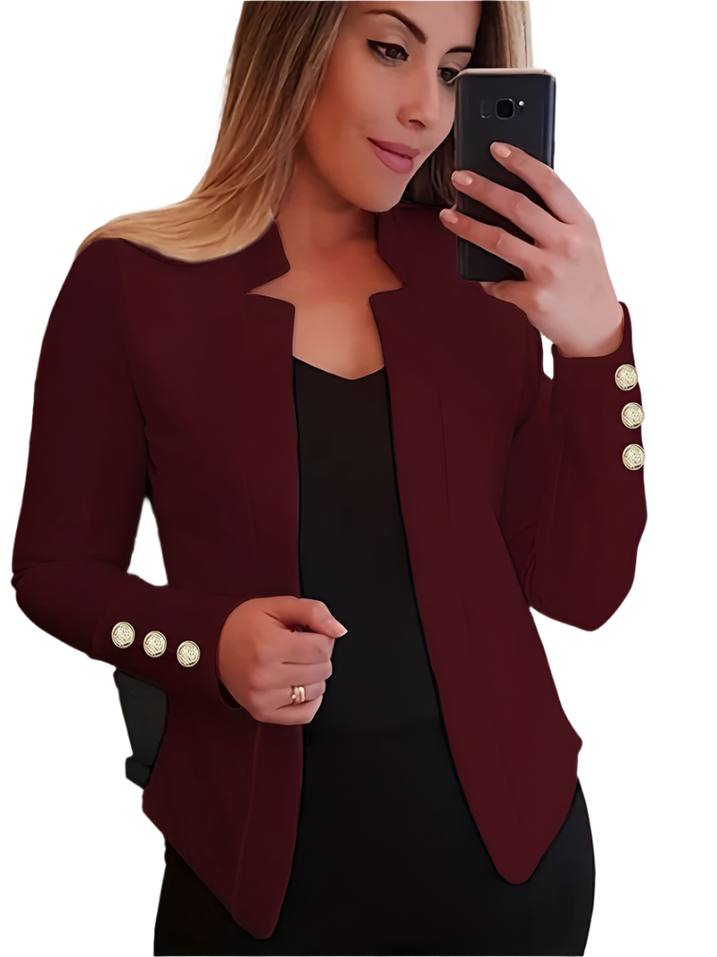 Elena – Effortless Elegance Women’s Open Blazer