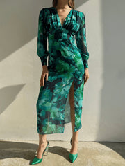 Giulia – Long-Sleeve Floral Summer Dress for Women
