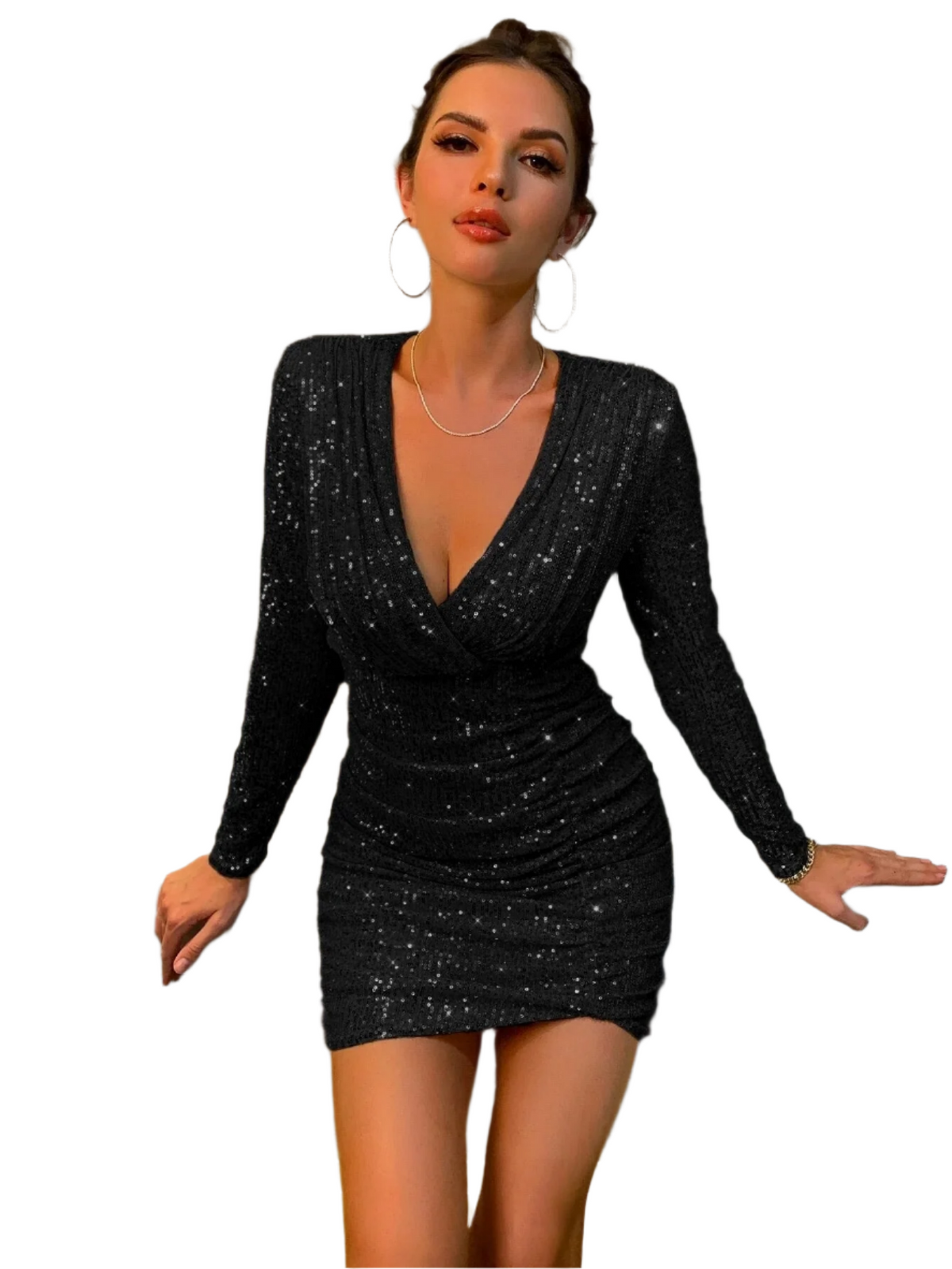 Carolina– Sequin-Embellished Women's Dress