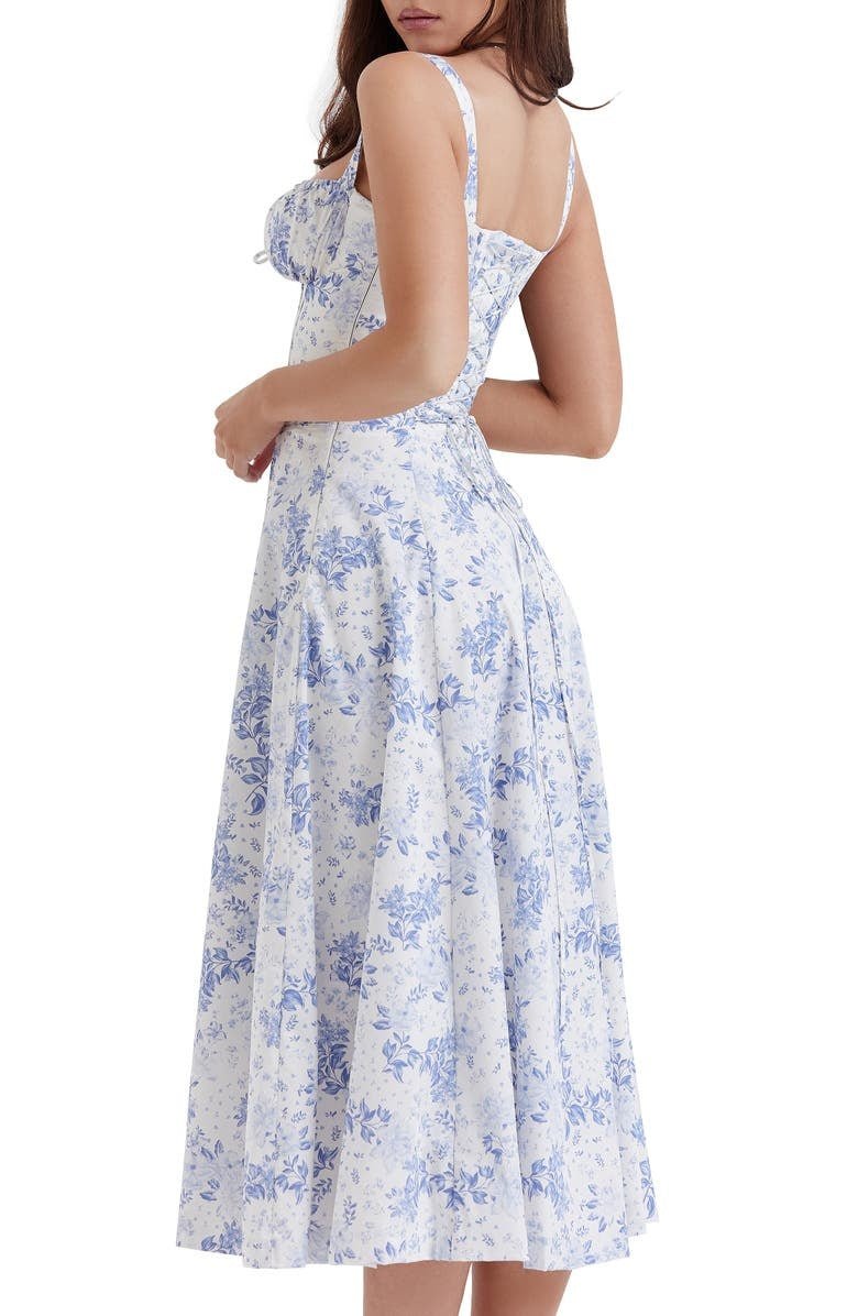 Giulia – Vibrant Floral Women's Bustier Dress
