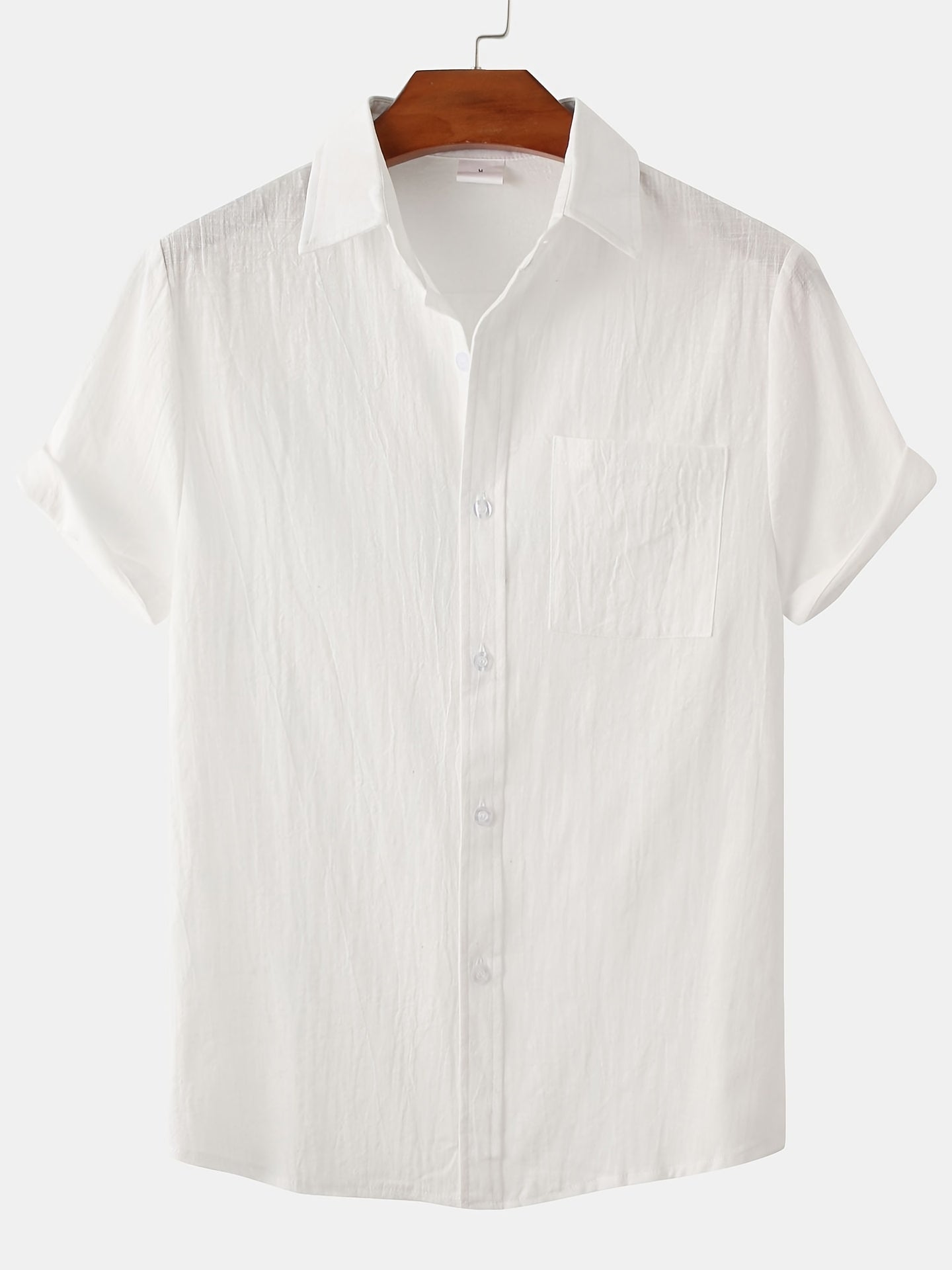 Jessie – Classic Comfort Men’s Plain Casual Shirt