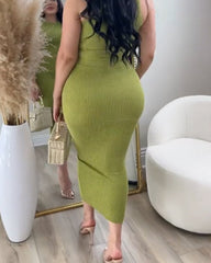 Agnes – Women’s Ribbed Tank & Skirt Set