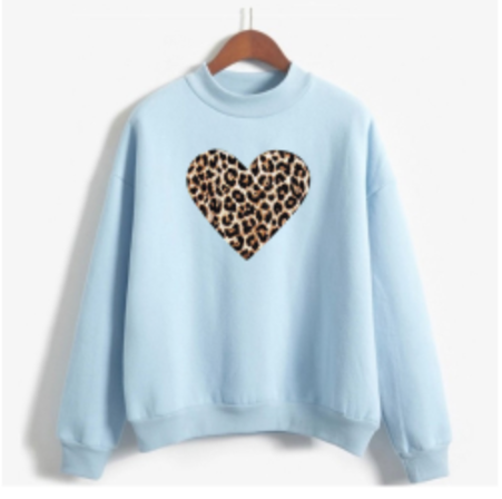 Cecilia – Stylish Love Pattern Sweatshirt for Women