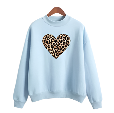 Cecilia – Stylish Love Pattern Sweatshirt for Women