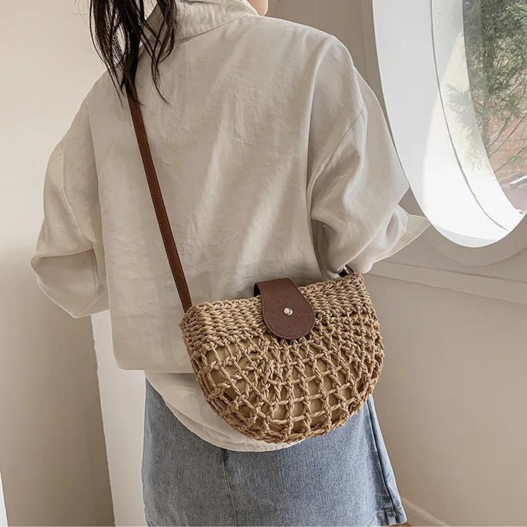 Lina – Chic Straw Women’s Handbag