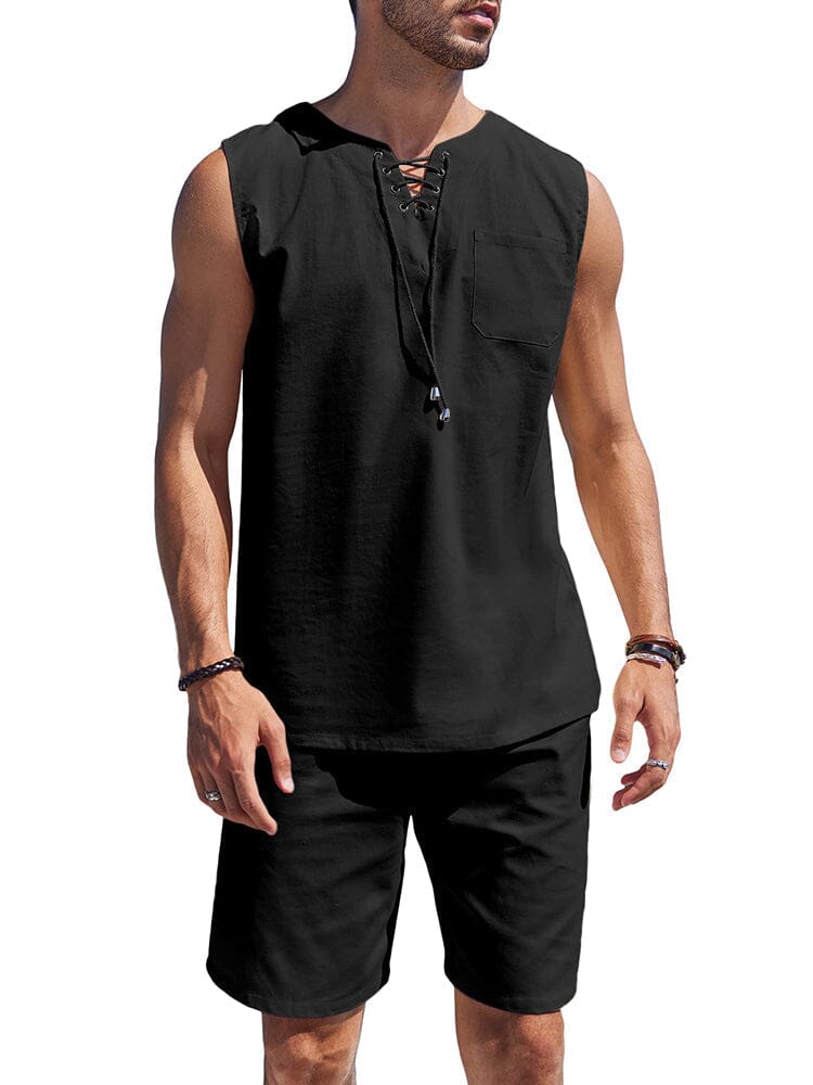 Marco – Breathable Linen Tank Top for Men