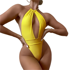 Alice – Women's Plunge Neck Swimsuit