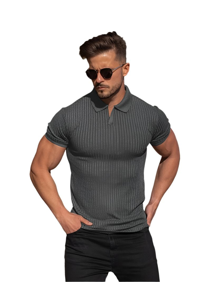 Dhanie – Slim Fit Ribbed Shirt for Men