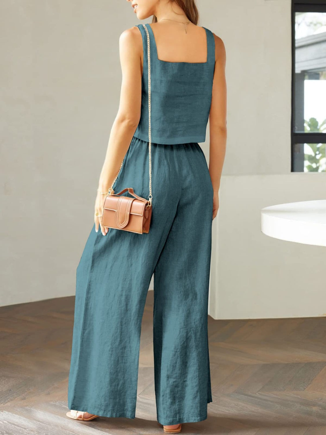 Sofia – Wide Leg Women’s Lounge Set