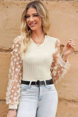 Amara – Embellished Women’s Knit Blouse
