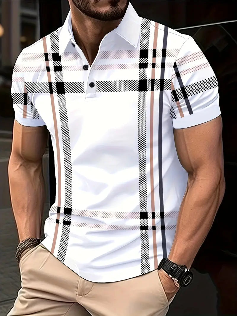 Alessandro – Classic Men’s Striped Cotton Shirt