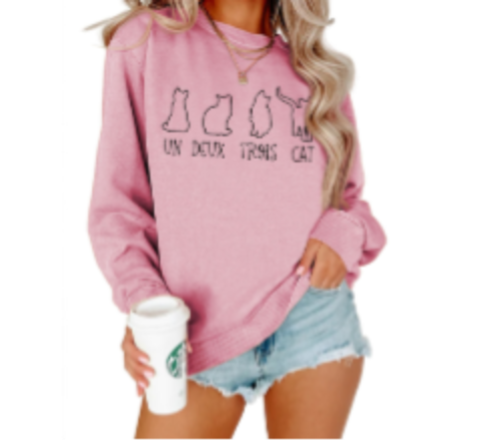 Luciana – Playful Women’s Cat-Themed Sweater