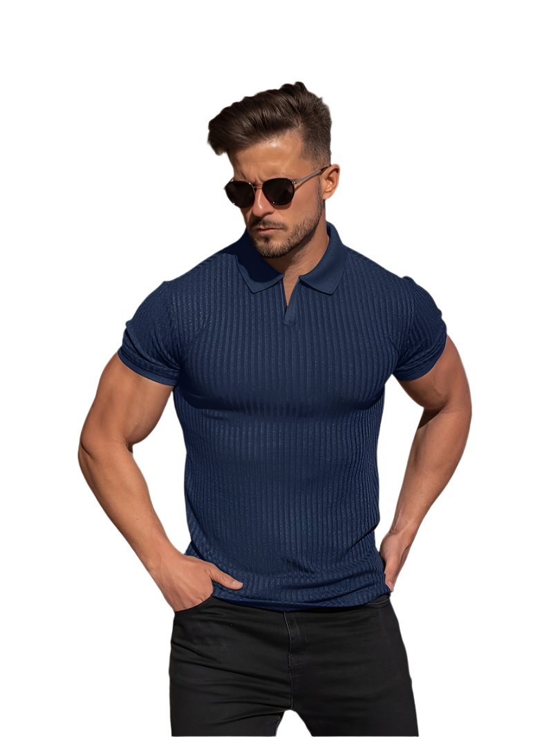 Dhanie – Slim Fit Ribbed Shirt for Men