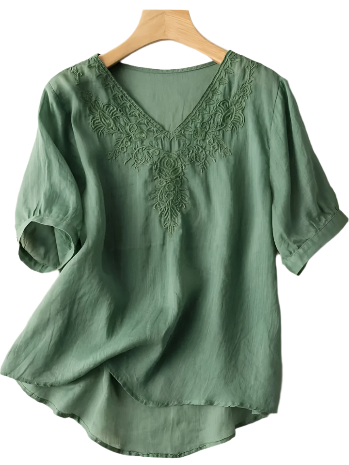 Elena – Classic Vintage Women’s Blouse