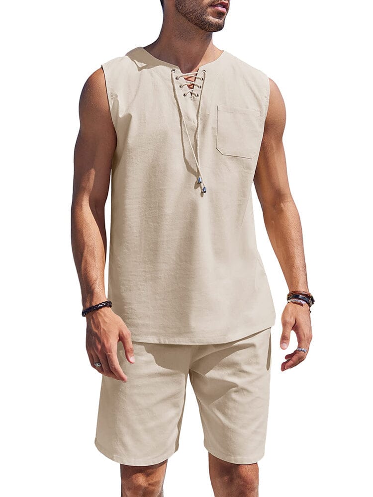 Marco – Breathable Linen Tank Top for Men