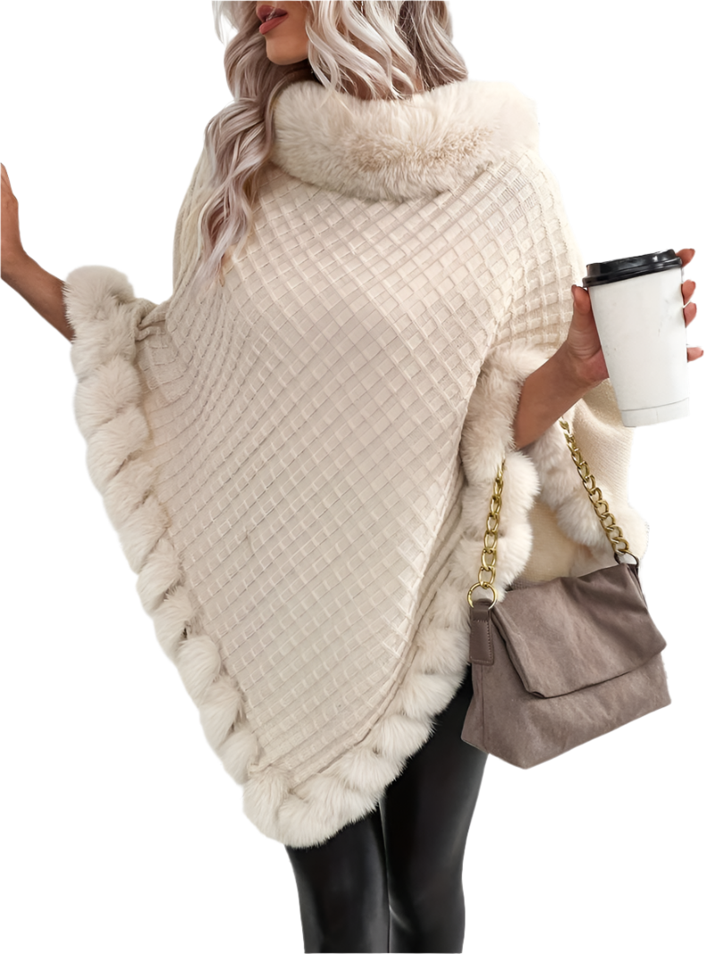 Maecy – Chic Faux Fur Women’s Pullover