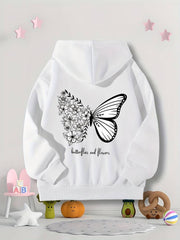 Elena – Butterfly and Flowers Women’s Hoodie