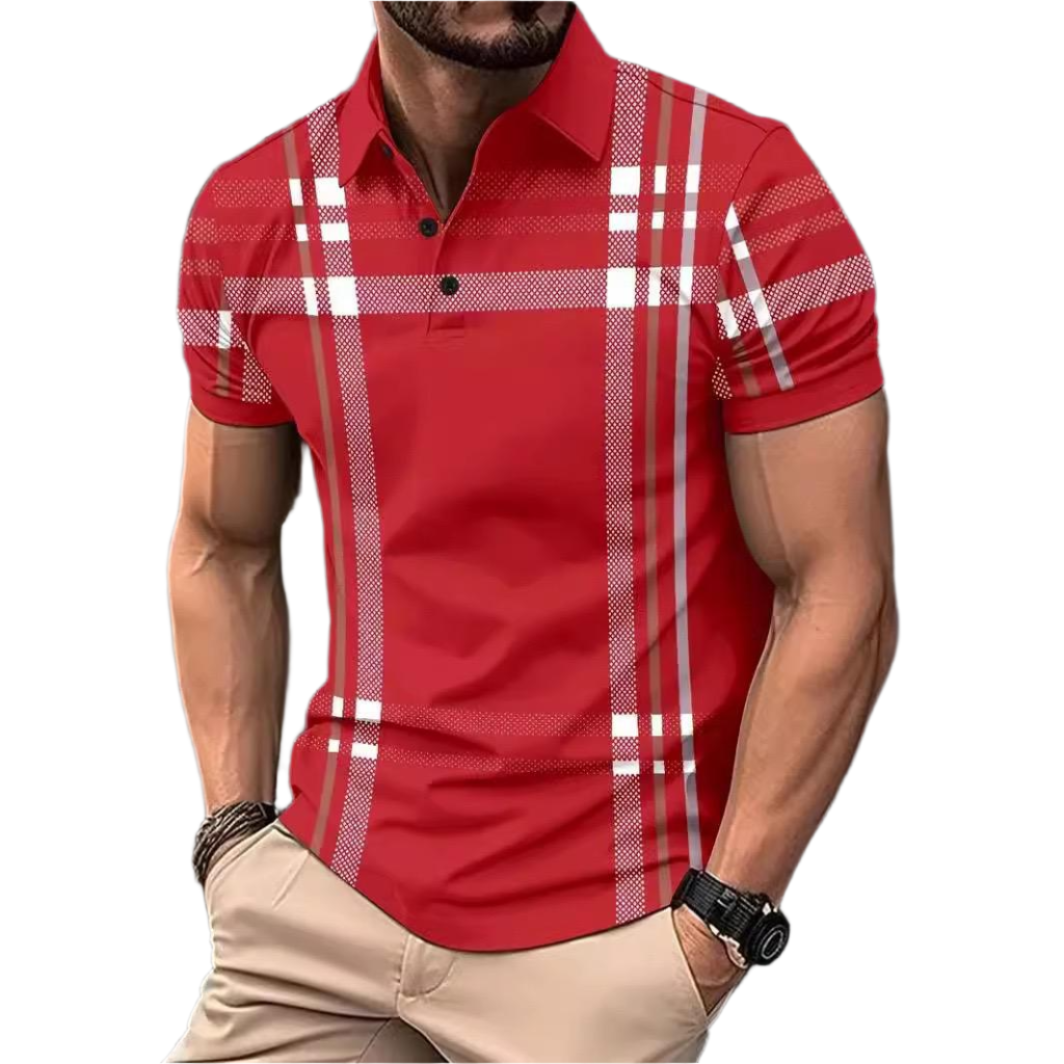 Marco – Premium Cotton Striped Men’s Polo