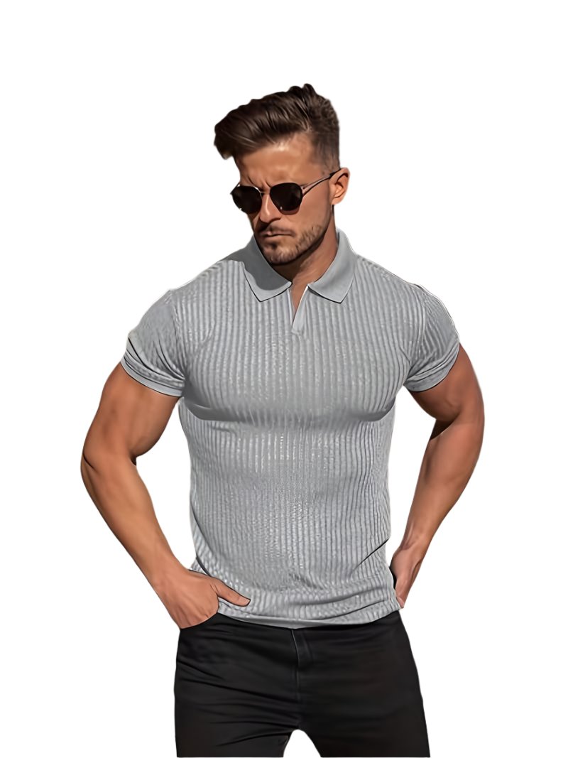 Dhanie – Slim Fit Ribbed Shirt for Men