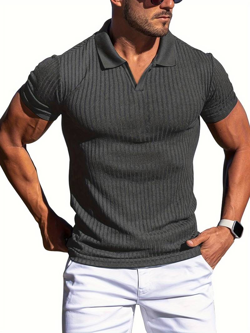 Dhanie – Slim Fit Ribbed Shirt for Men