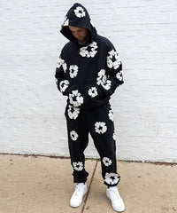 Luca – Floral Streetwear Tracksuit for Unisex