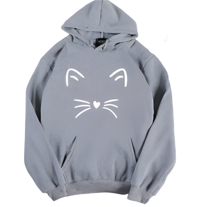 Niki – Cat Print Women’s Hoodie