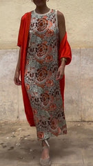 Fabiana – Luxe Printed Satin Women’s Casual Suit