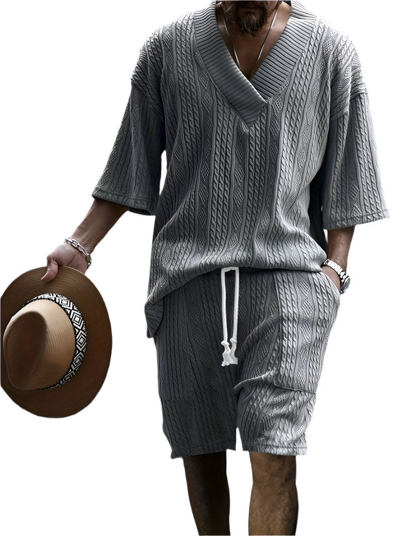 Andrei – Men’s Comfortable Knitted Outfit Set