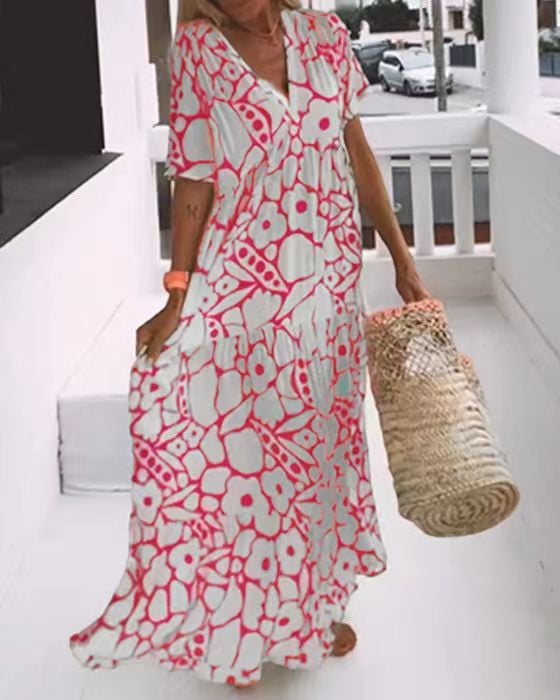 Alessia – Effortless Floral Summer Dress for Women