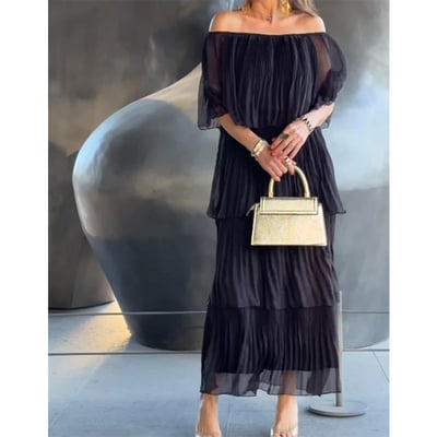 Alessia – Flowy Chiffon Women’s Maxi Dress