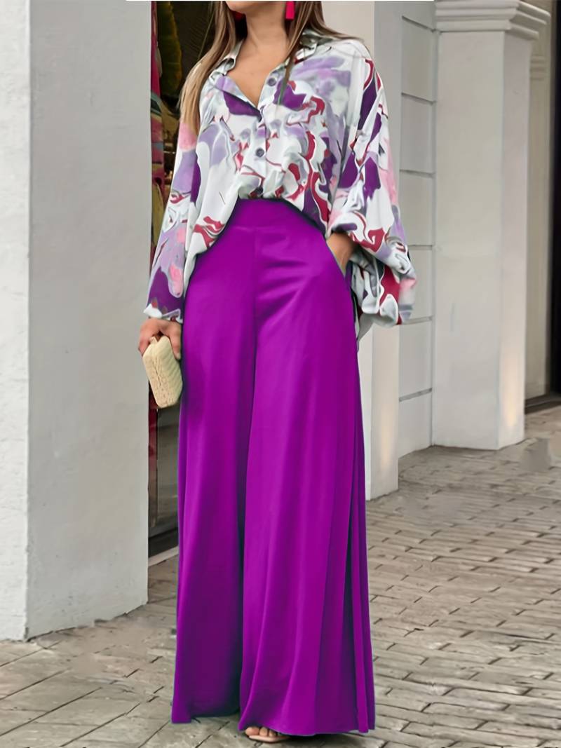 Zoé – Elegant Women’s Blouse & Pants Set