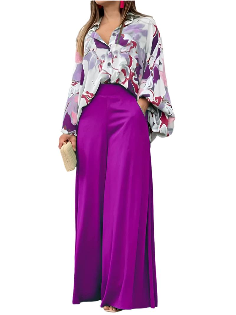 Zoé – Elegant Women’s Blouse & Pants Set